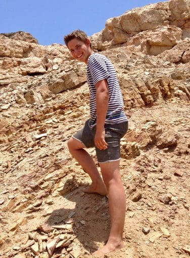 Christoph, my 15 yo guide and son of the managers, led me to some of his favorite vantage points on the south rim. He doesn't even bother with the game trails and believes in going straight up!