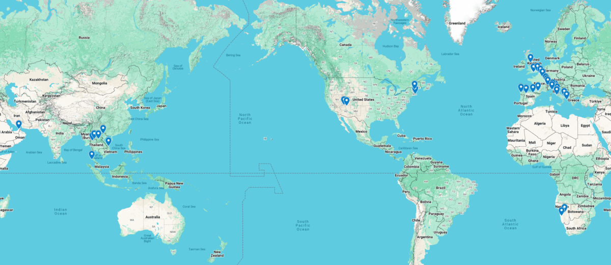 Adventures around the world